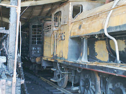 Fire damaged 2605