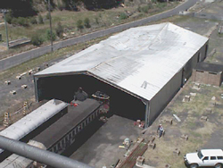 Damaged Carriage Shed Roof