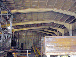 Damaged Carriage Shed Roof