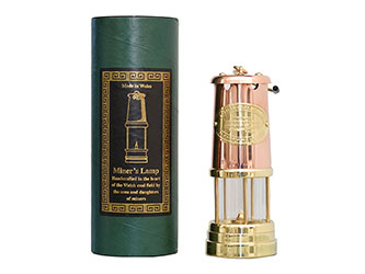 Copper/brass full-size lamp